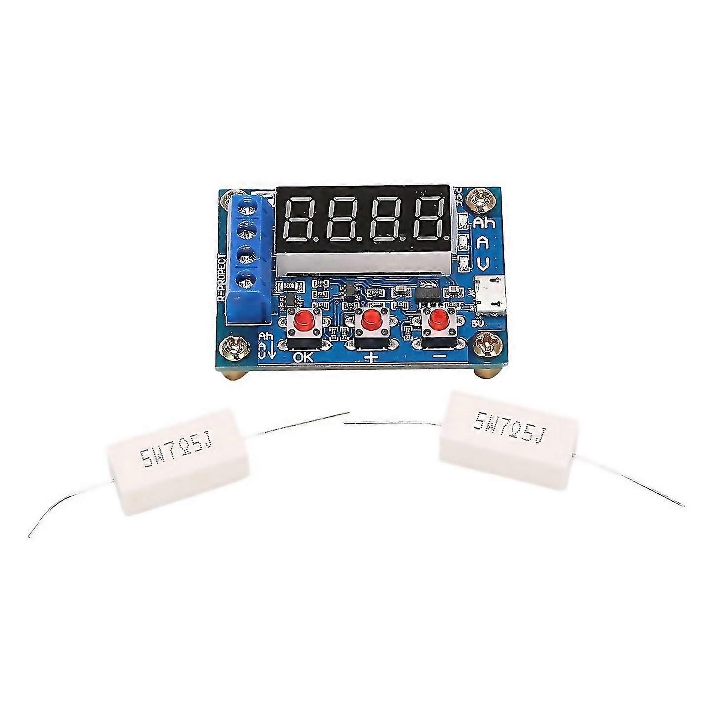 For Zb2l3 Battery Tester Led Digital Display 18650 Lithium Battery Power Supply Test Resistance Lead
