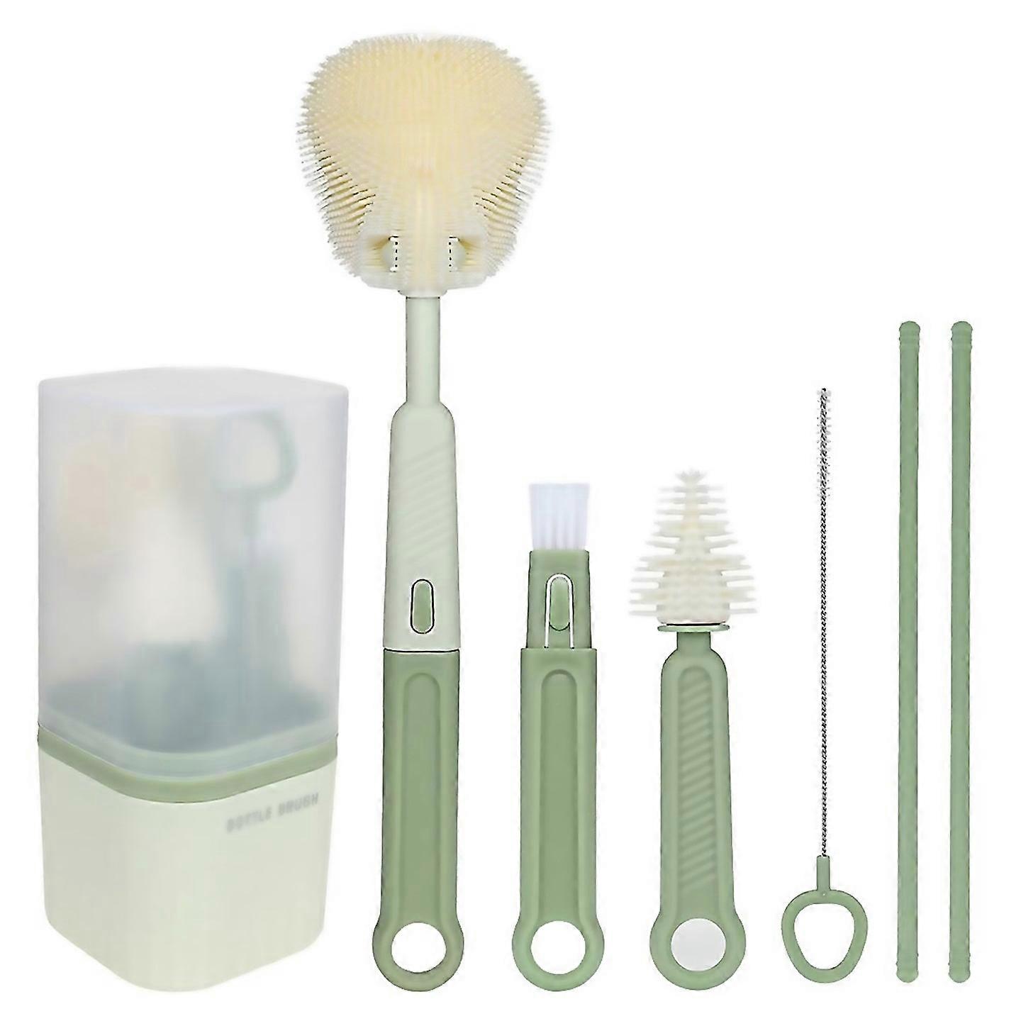 For Silicone Child Cup Brush Set Includes Child Bottle Brush