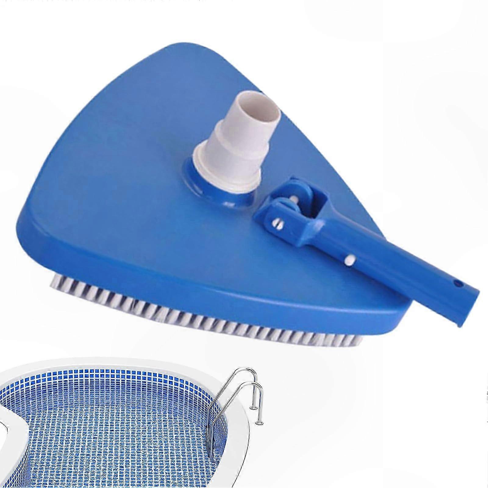 Triangular Weighted Pool Vacuum Head with Manual Brush for Swimming Pools