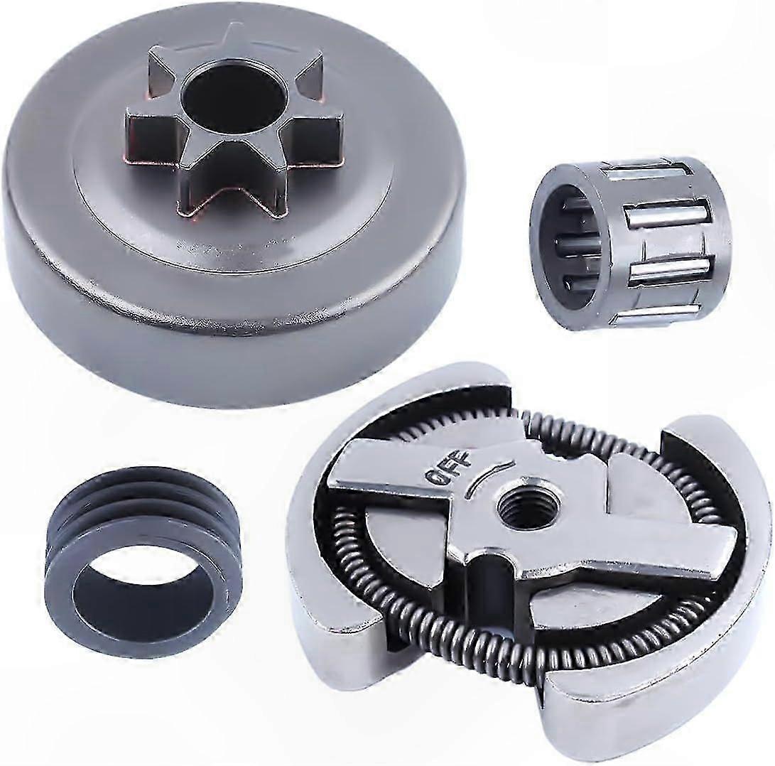 Spur Sprocket Clutch Drum Kit for Chainsaws, Compatible with Husqvarna and Poulan Models, Durable Replacement Part