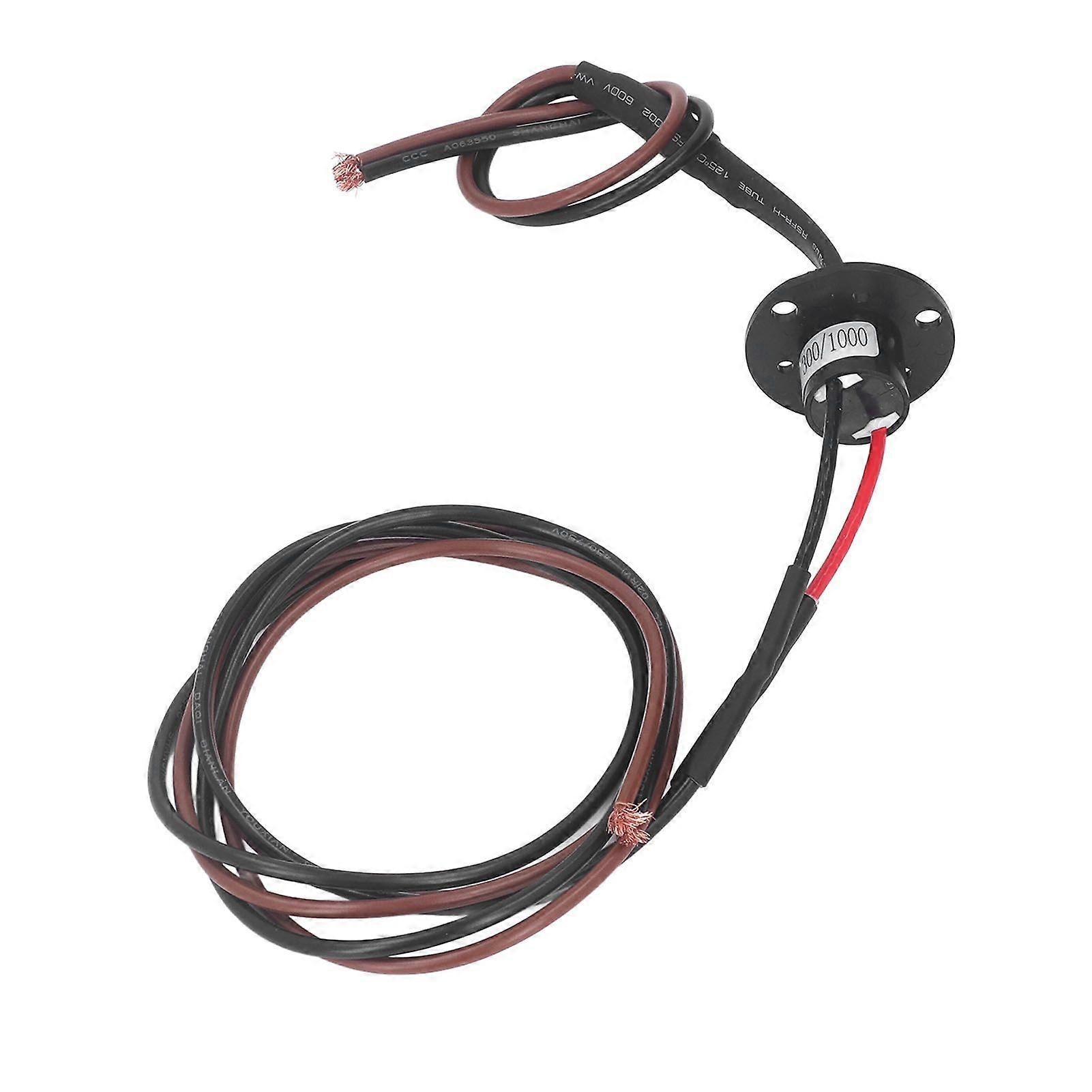 Electrical Slip Ring 2 Road 20A 250RPM Rotary Electrical Contact Conductive Ring Collector