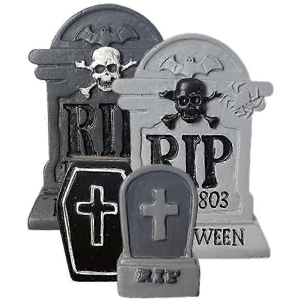 20pcs resin grave markers and tombstone for Halloween yard