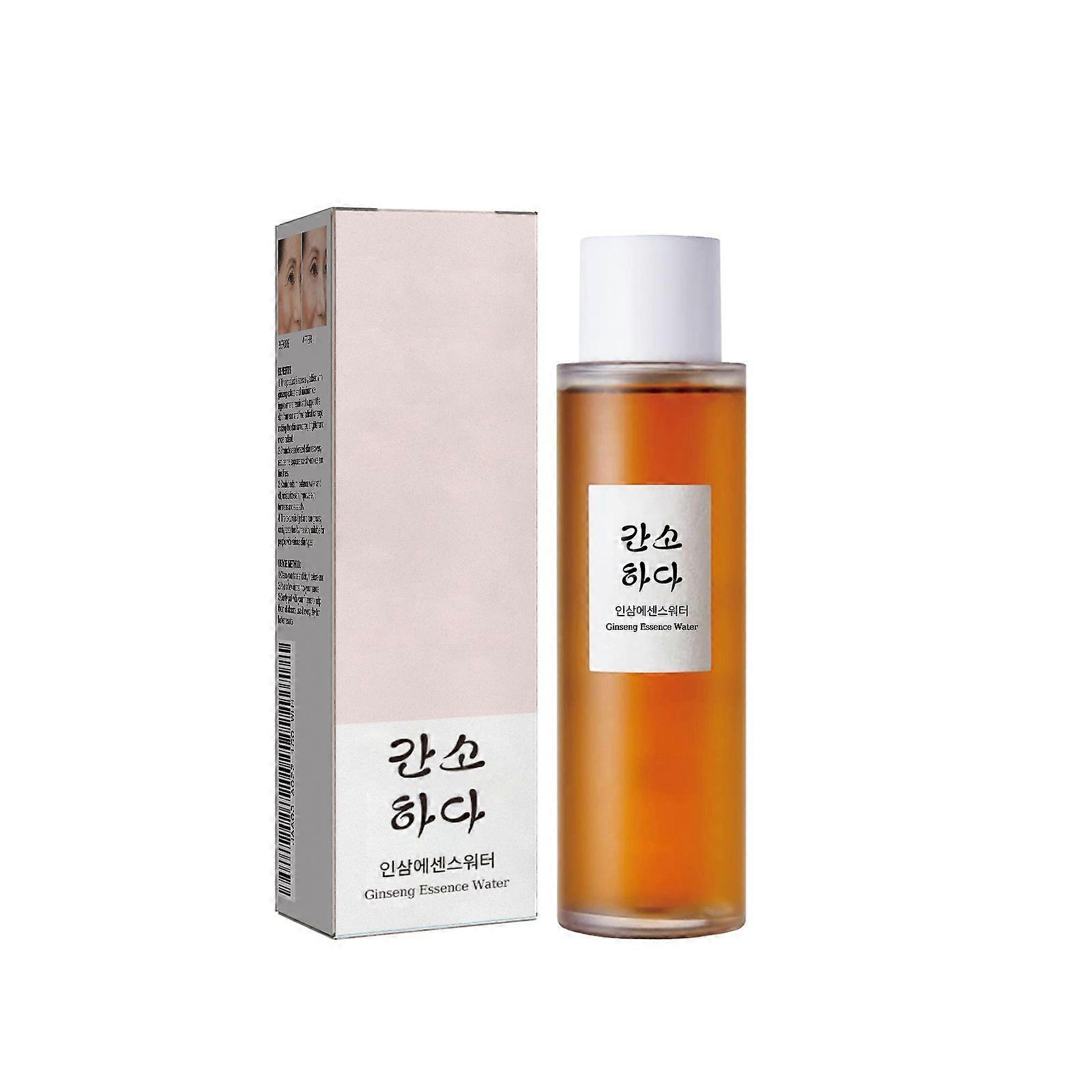 Ginseng Essence Water: Brightens The Complexion, Moisturizes And Repairs Dull Skin, Lightens Fine Lines, And Anti-Wrinkle Serum