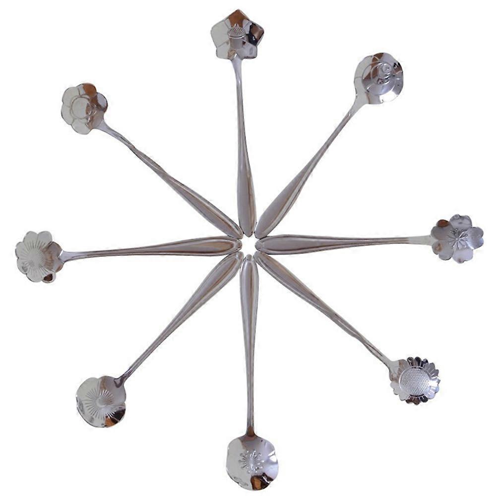 Tea Spoon Stainless Steel for Drinking Silver Coffee Spoons