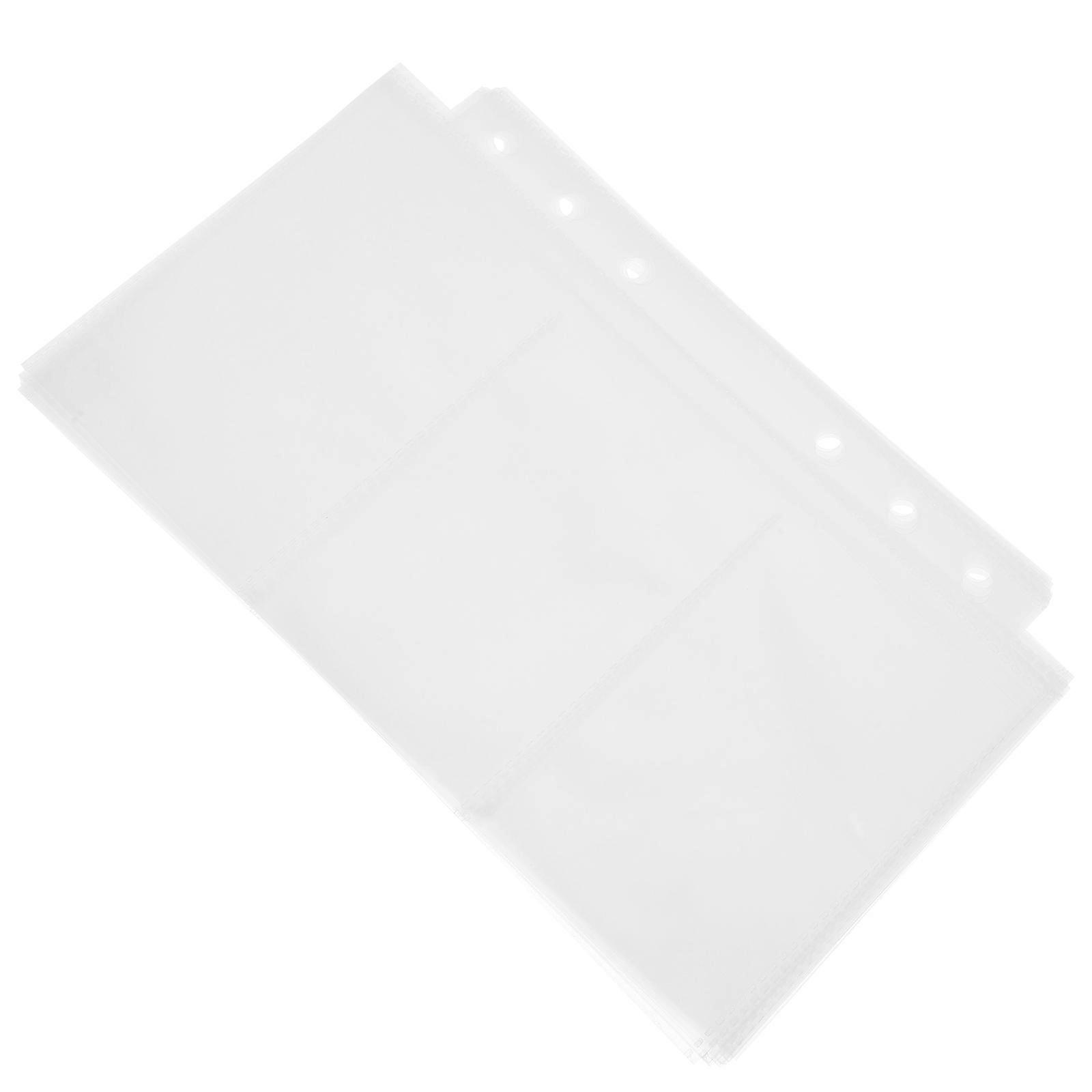 Scrapbook Refill Pages Protective Sheet Sleeves PVC 3Pcs 5 Books