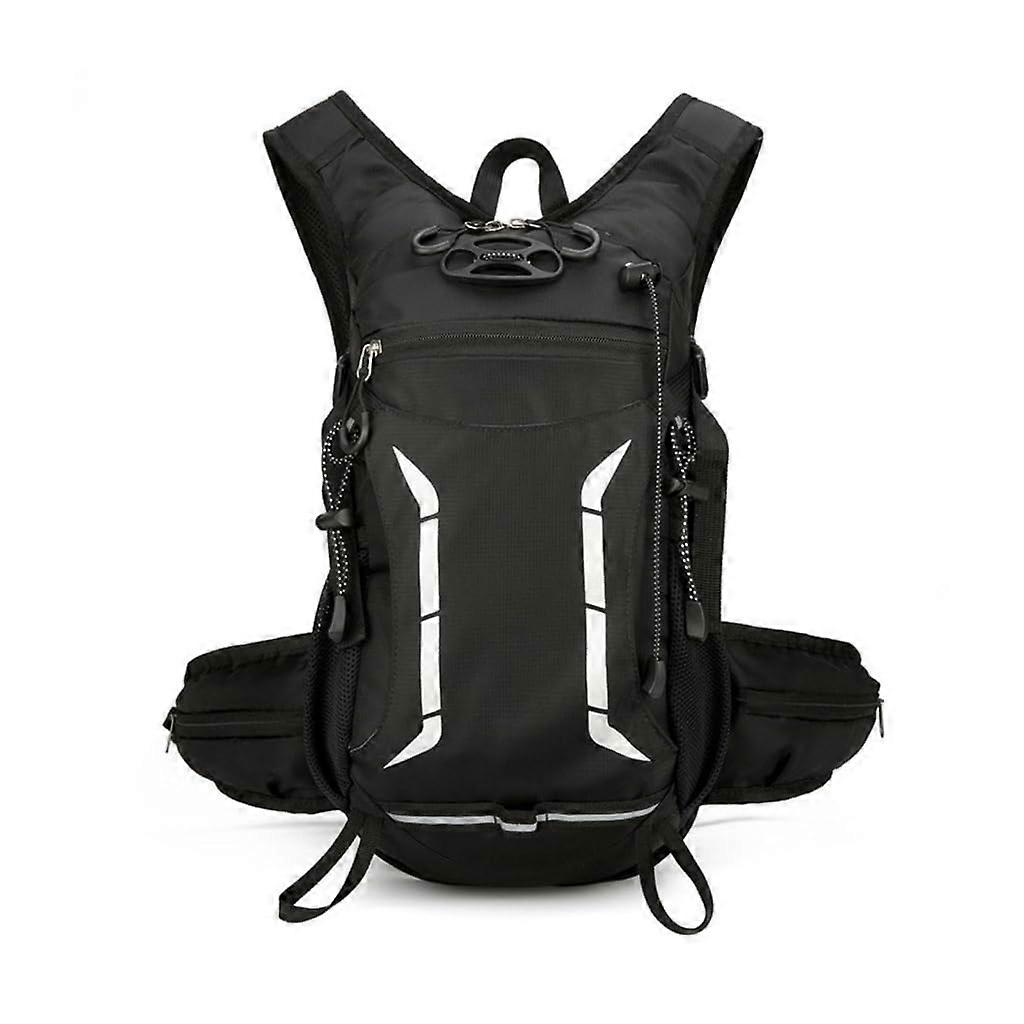 Hydrations Backpack Daypack, Large Capacity, Black, Hydration Bladder Compatible, Multiple Pockets, For Daily Use