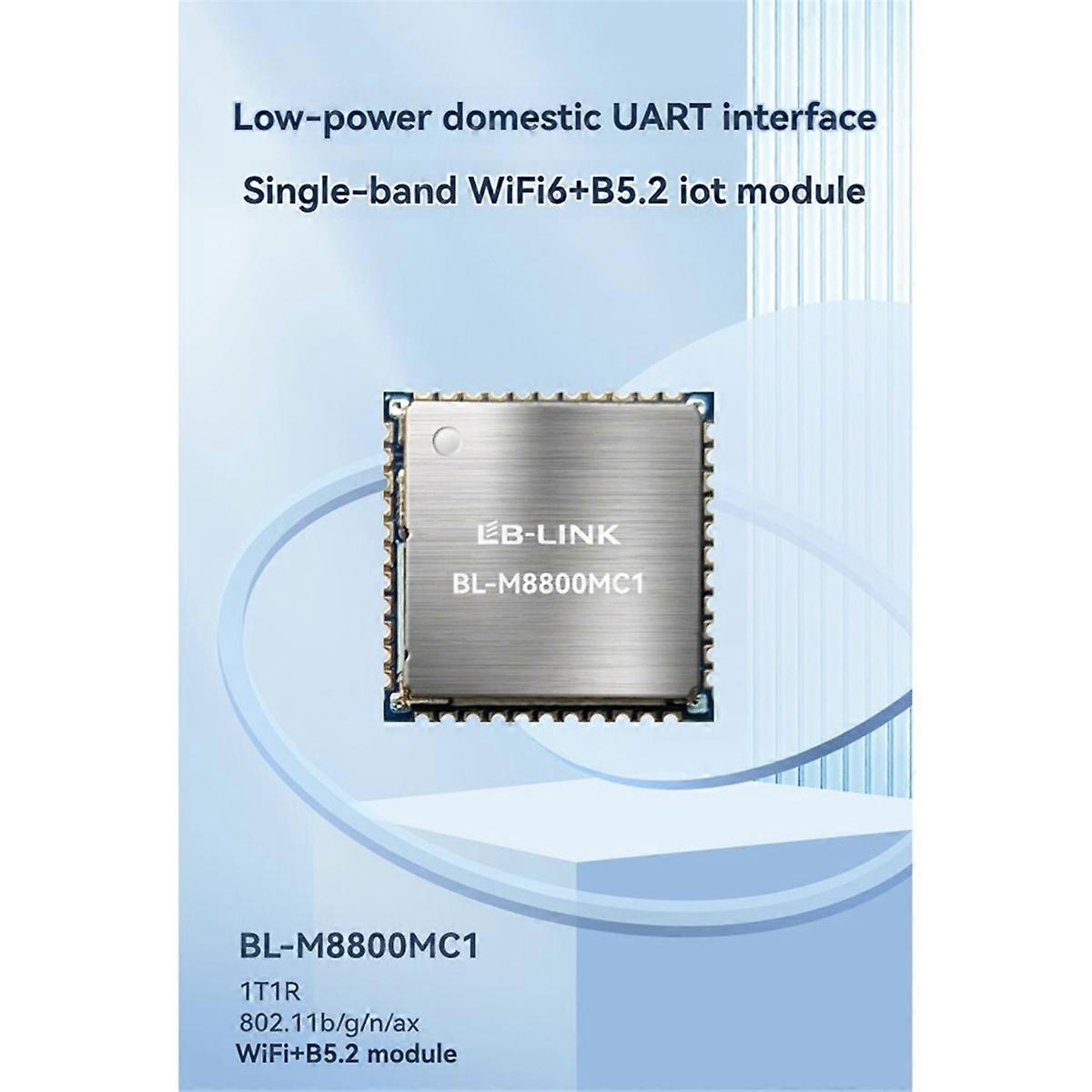 2.4GHz IOT Module WiFi6+Bluetooth 5.2 Low Power Wireless WiFi Module AIC8800MC Chip for Smart Home