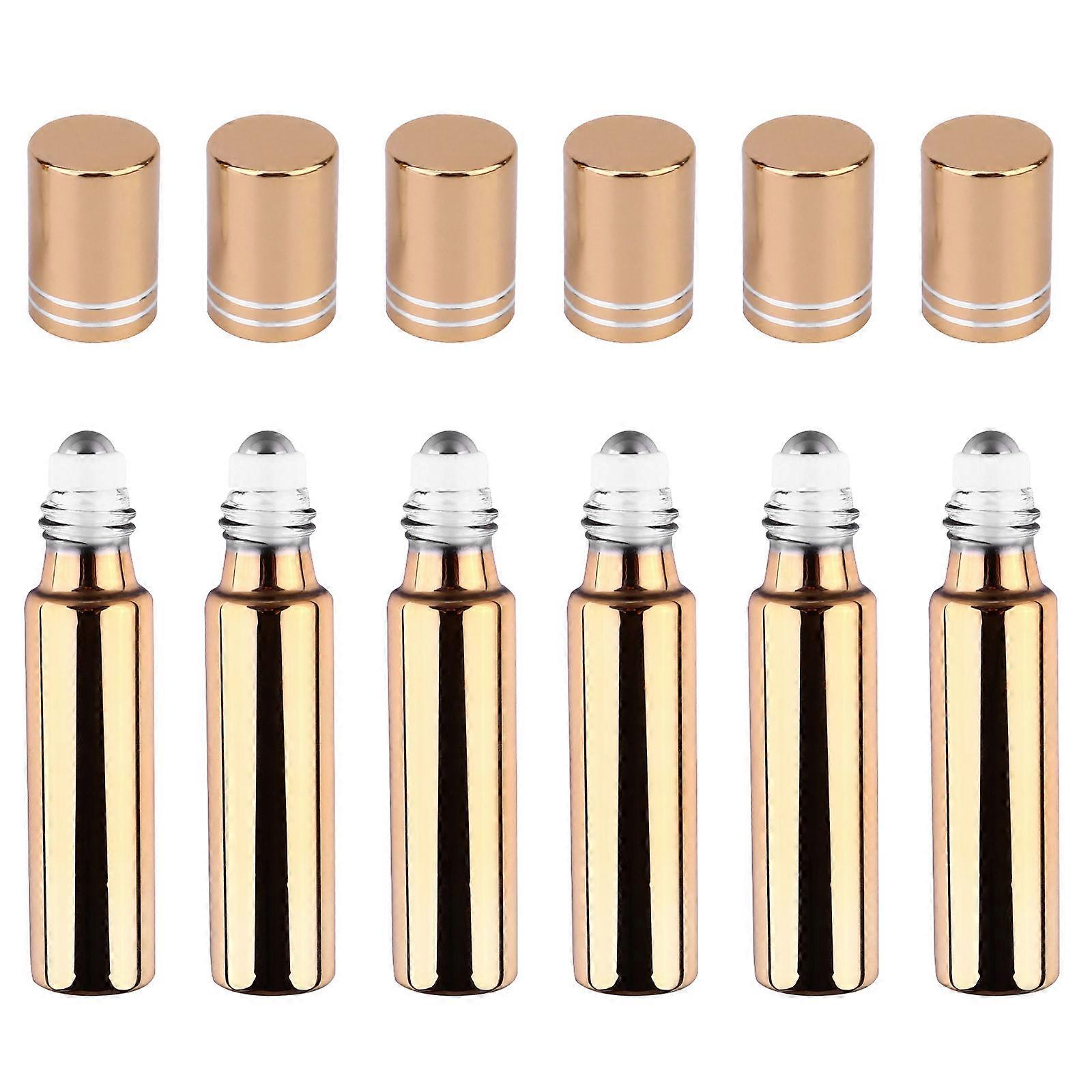Refillable Roll-on Bottles with Stainless Steel Ball for Storage 18Pcs