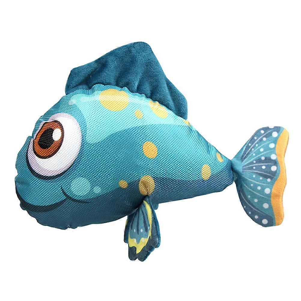 Bite Resistant Pet Chewing Toy 2Pcs Goldfish Shape For Dogs Featuring Teeth Grinding Function Ideal For Home Entertainment