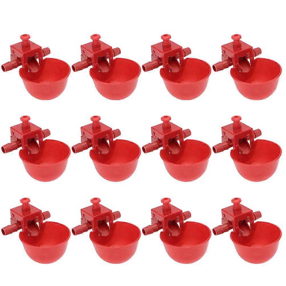 Household Bird Water Feeder 60Pcs Round Shape Automatic Water Supply Suitable For Parrots Doves And Pets 7X6.6CM