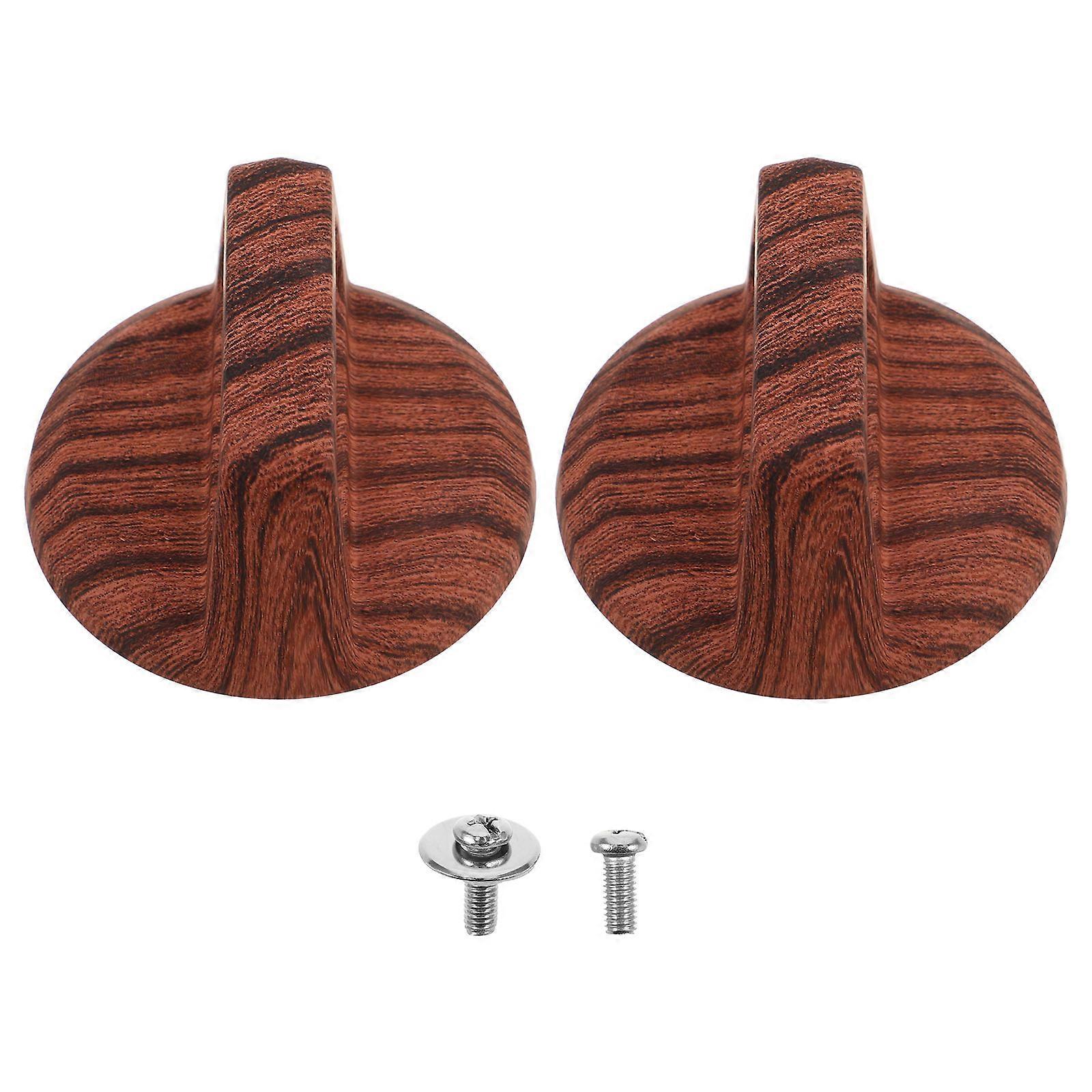 8Pcs Pot Lid Handle Wood Grain Replacement for Cooking Pots