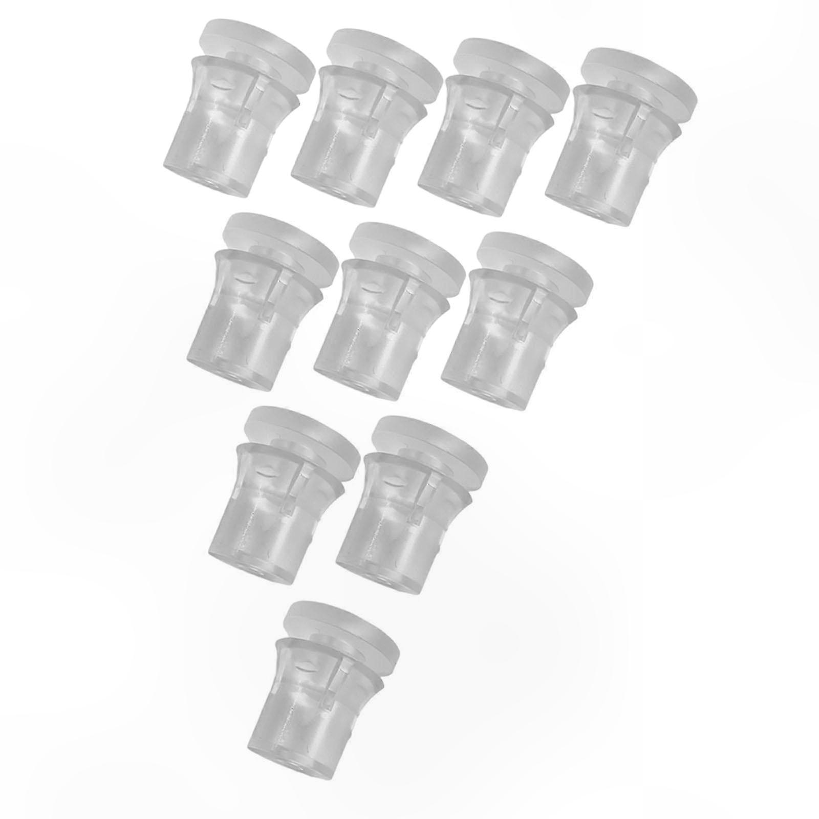 Transparent Wall Mounting Hardware Kit with Clear Standoffs and Screws for Sign Fixing