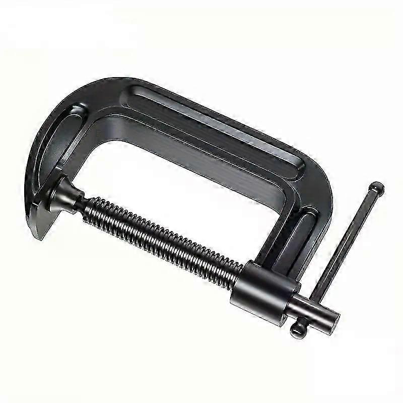 C-type Clamp, Heavy-duty with Jaw Opening Sliding T-shaped Rod Handle for Woodworking Welding