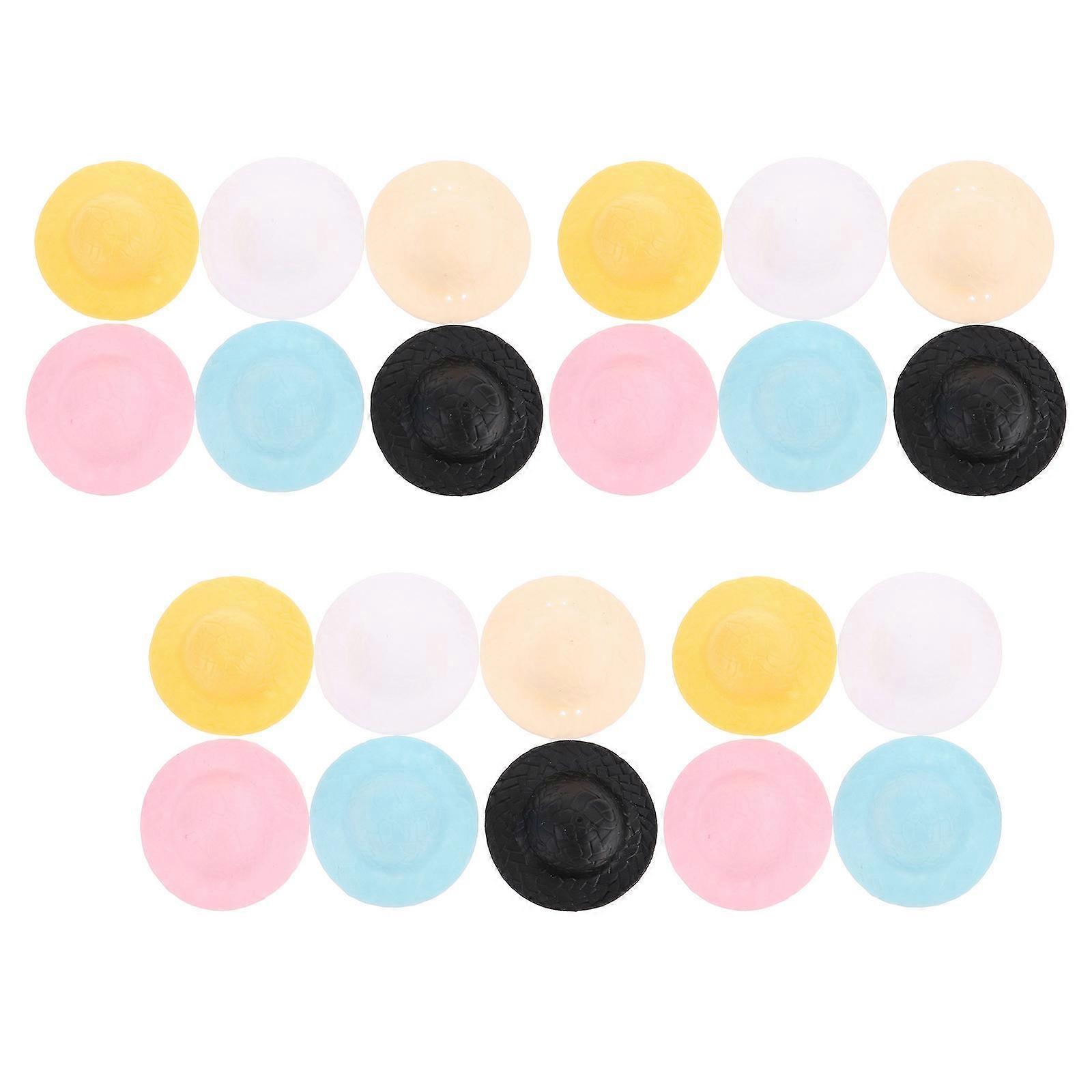 Mini Hats Miniature Hats for Craft Decoration 60Pcs Assorted