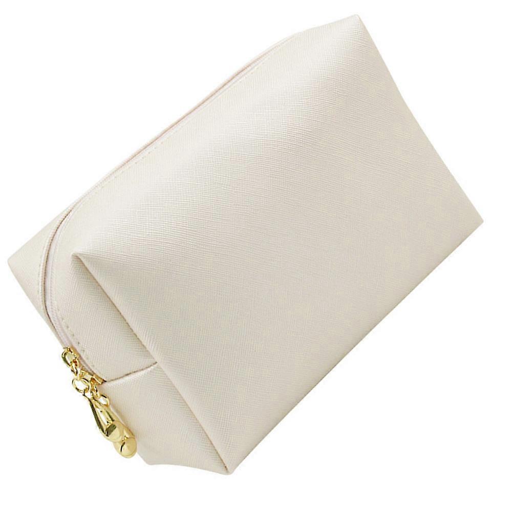 Makeup Bag Square Women Makeup Pouch for Storage 3Pcs White Large Capacity