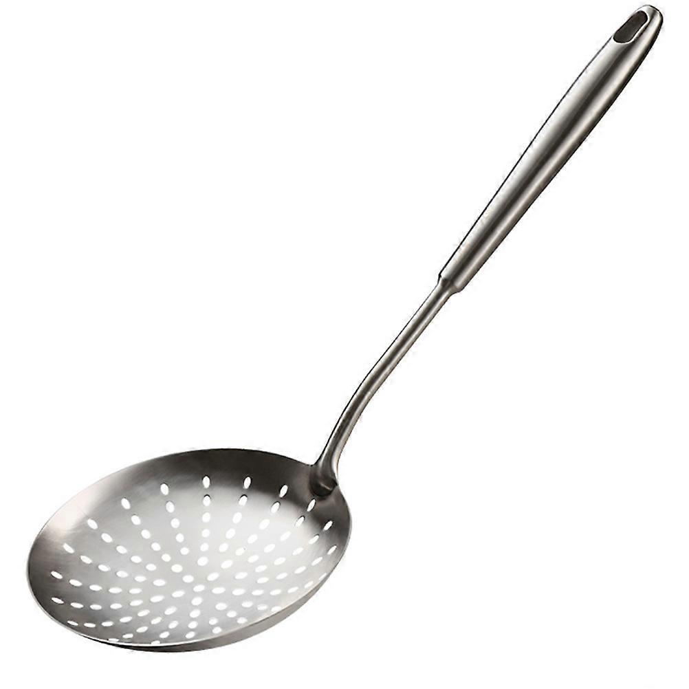 Colander Spoon Stainless Steel Scoop for Soup Serving 3Pcs Silver