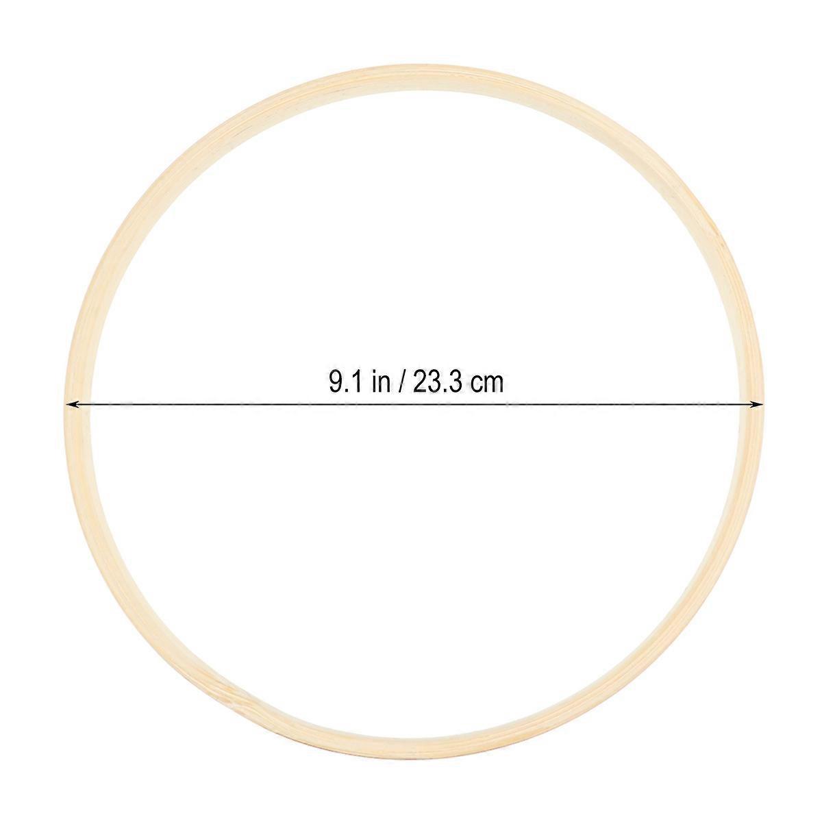 Embroidery Circle Frame Bamboo Tool DIY Art Craft for Beginners and Cross Stitch Lovers 13.1cm Round Manual Instrument 1Set