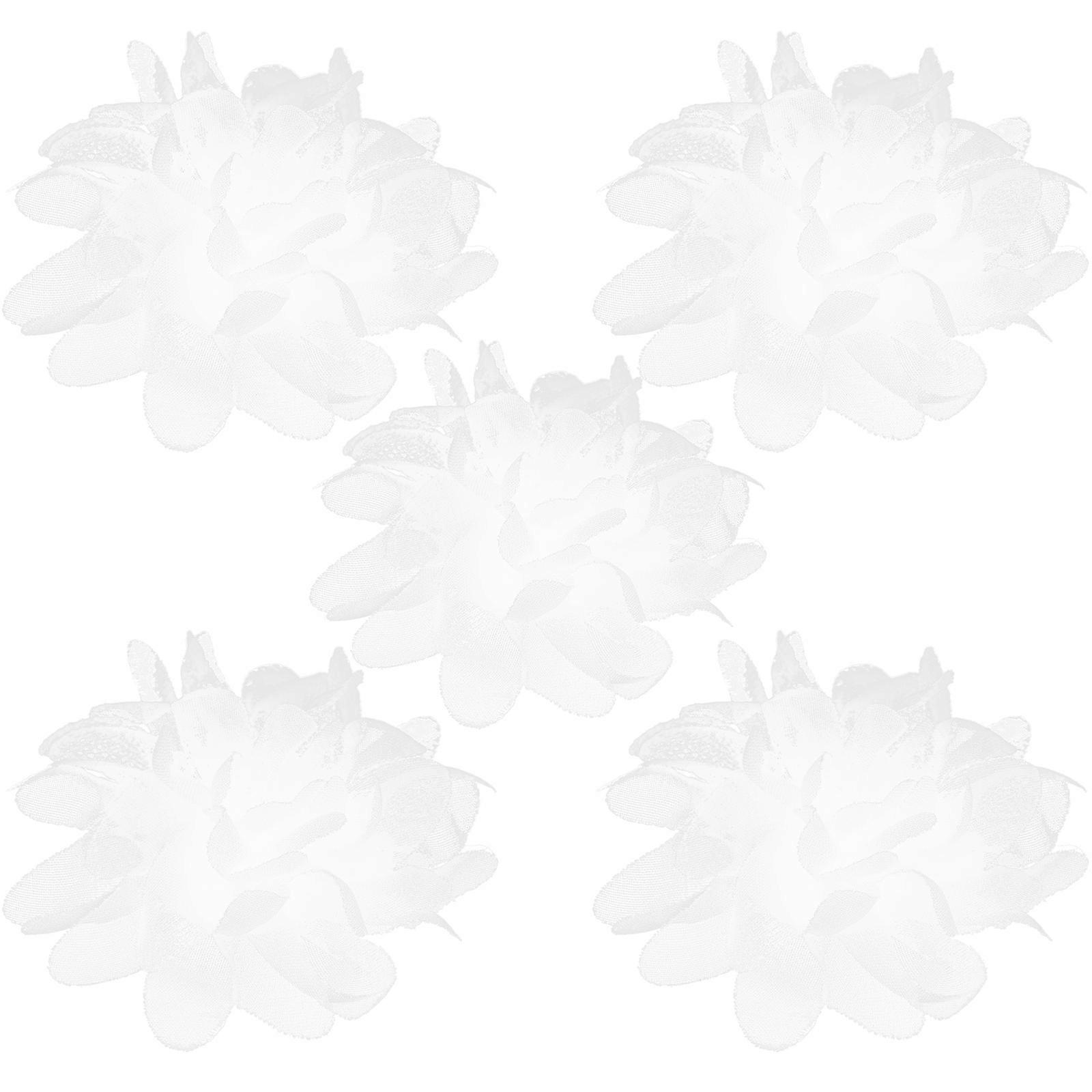 Adjustable Flower Ring Props for Stage Performance 5Pcs White Rings