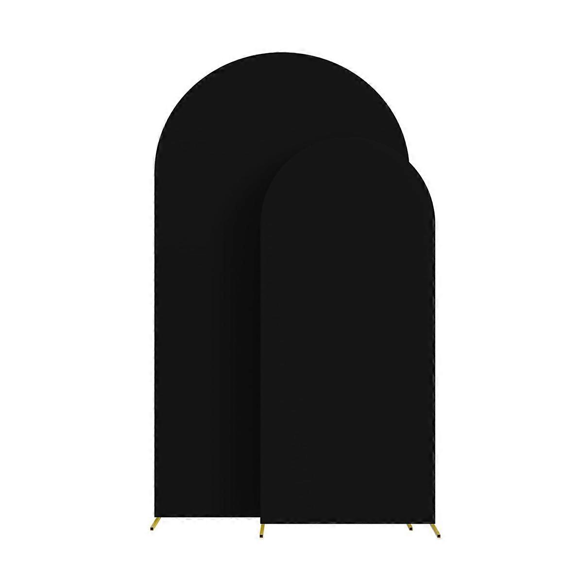 Κάλυμμα καμάρας γάμου, κάλυμμα βάσης σκηνικού καμάρας με 100 μπαλόνια (μαύρο)