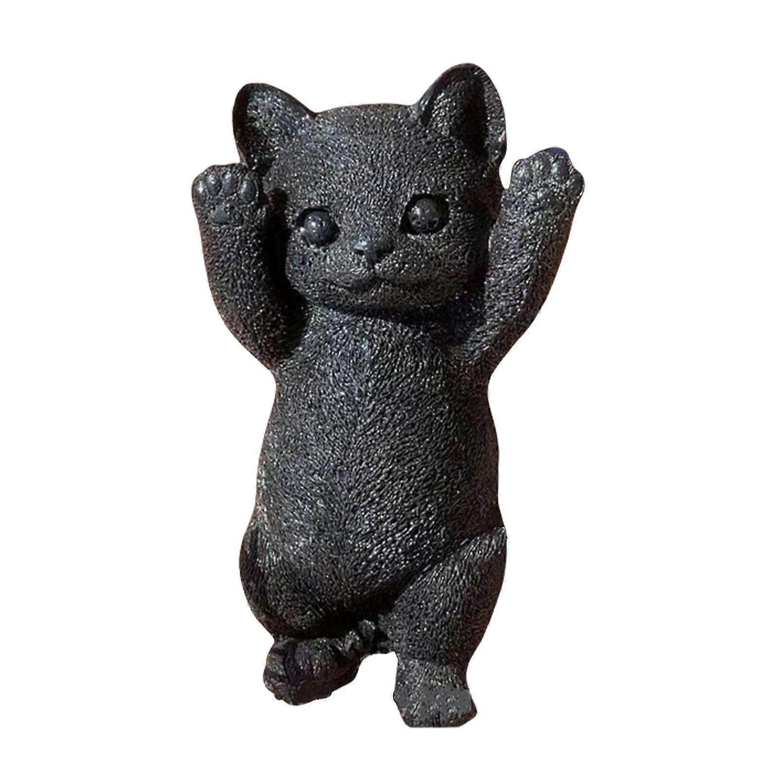 Realistic Cat-shaped Stress Relieving Toys With Soft And Comfortable Grip Squeezing Toys Compact