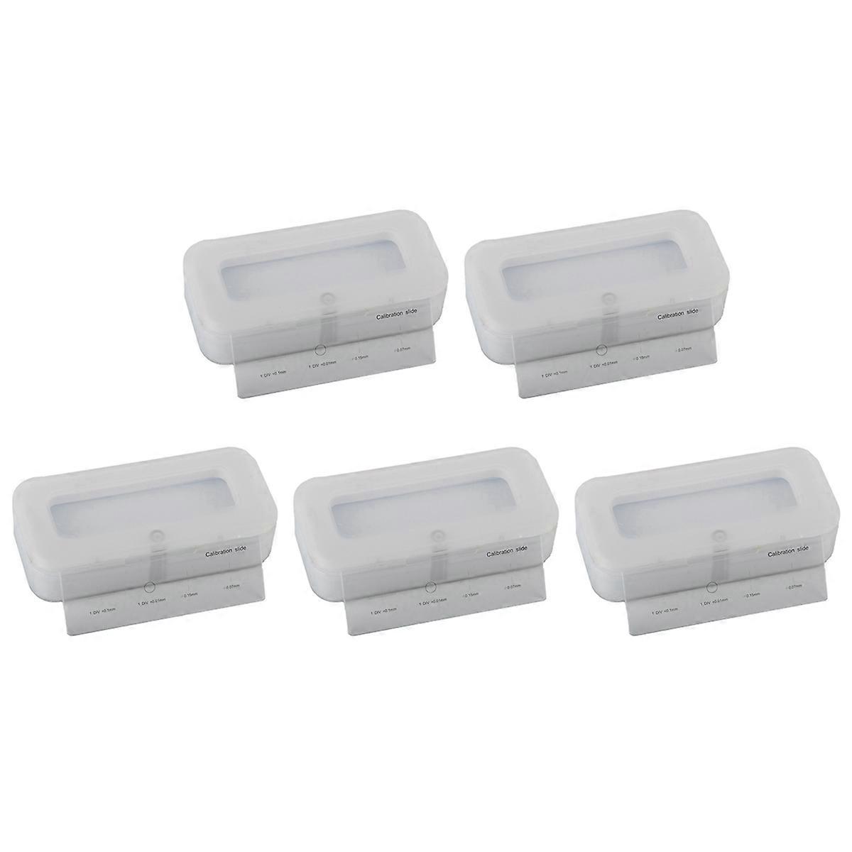 Lames de microscope de 0,01 mm Règle à calcul d'étalonnage du réticule Règle