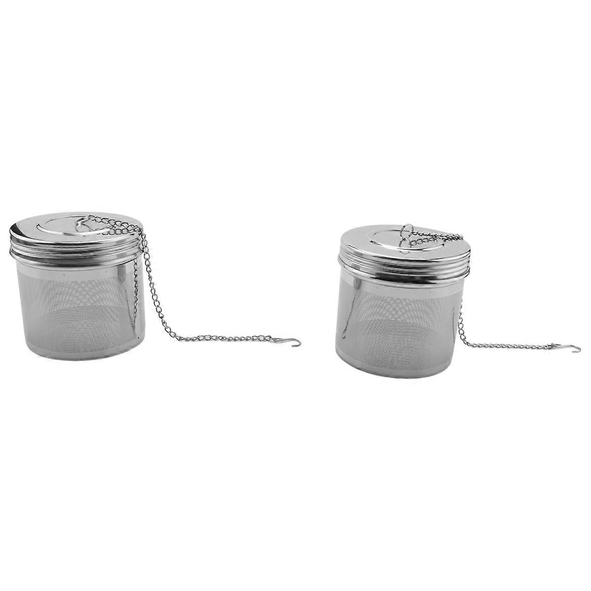2 Pack Large Tea Ball Infuser for Loose Leaf Tea & Spice Infuser