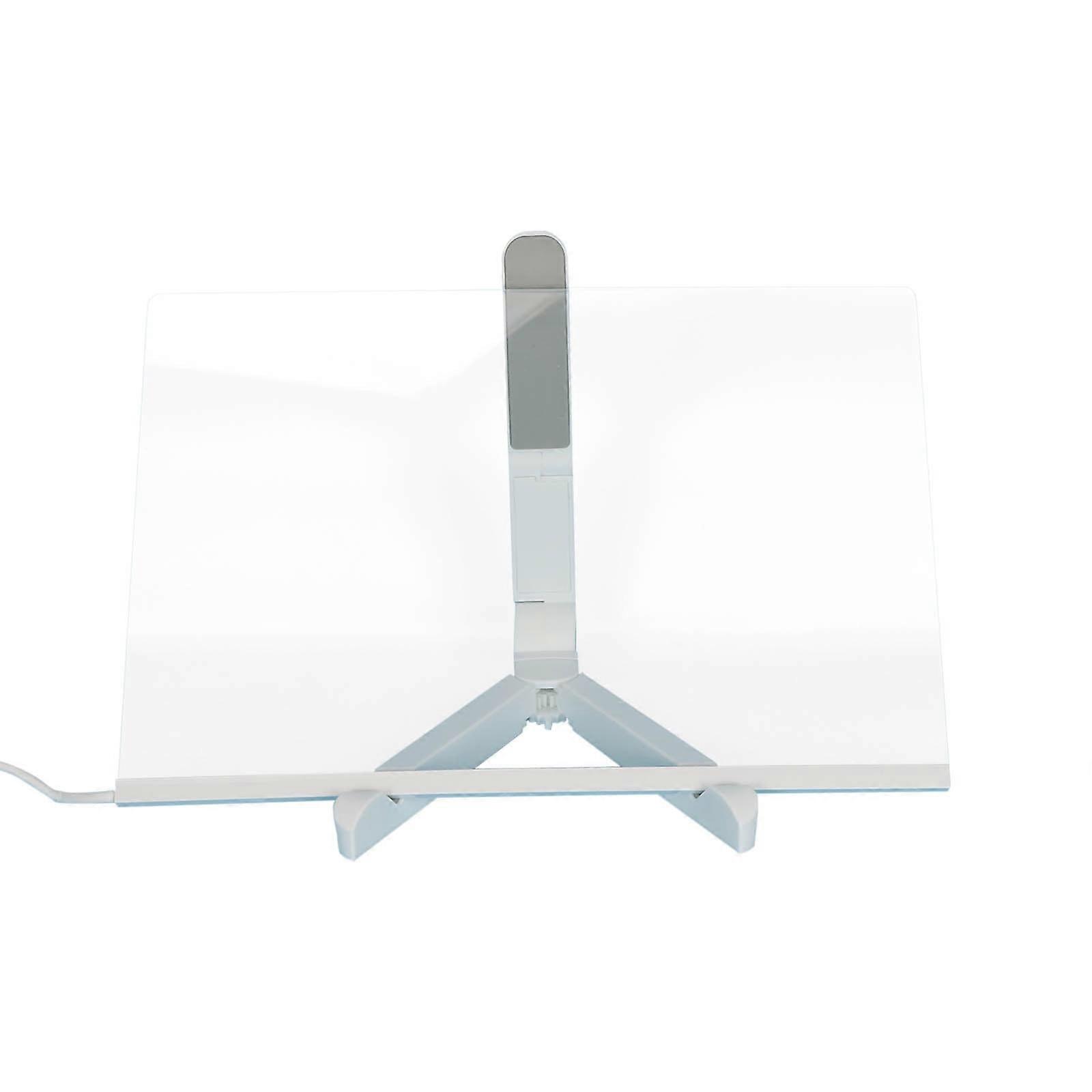 Glowing Note Board 7.87x7.87in with 7-Color Pen, LED Acrylic Message Board with Light, Compatible with Office, School, Home