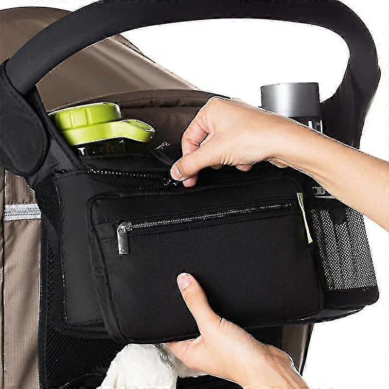 Universal Stroller Organizer With 2 Insulated Cup Holders