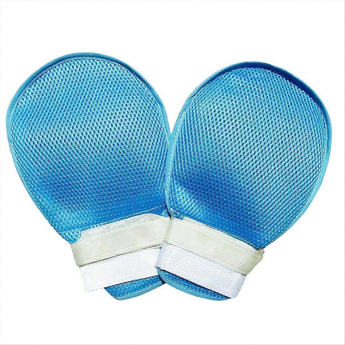 Dementia Gloves for Elderly, 2PCS Breathable Hand Restraint Mitts