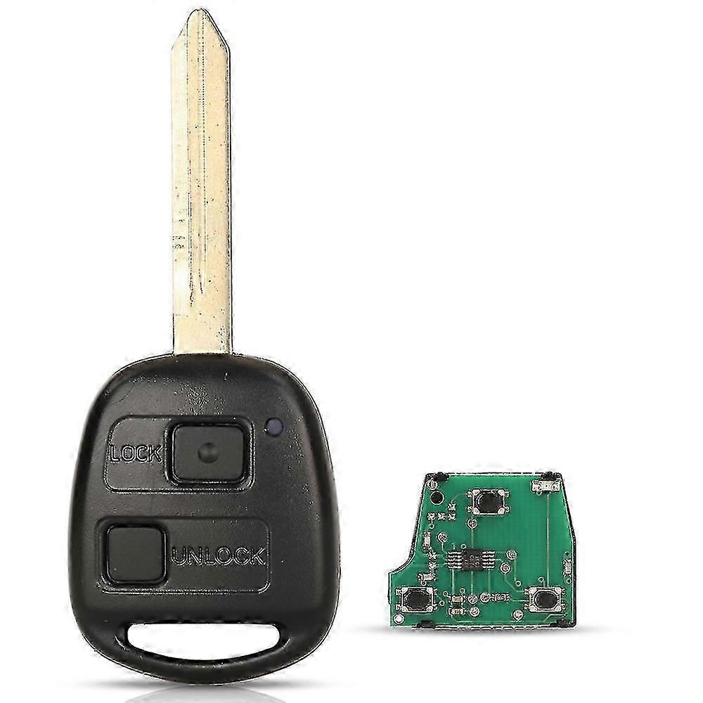 433mhz 4d70/ 4c Chip 89071-0d030 2/3 Button Remote Key Fob For Toyota Yaris Avensis 2003 - 2011