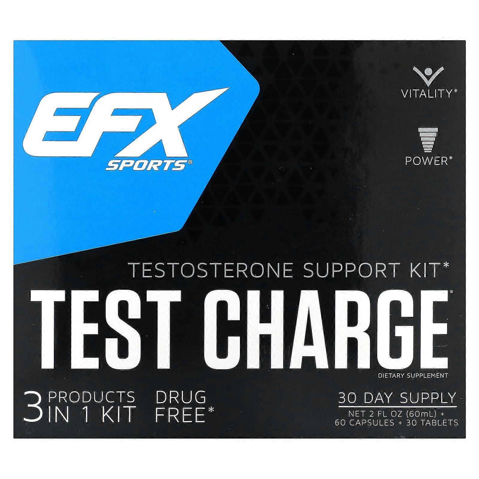 Test Charge, Testosterone Support Kit, 1 Kit