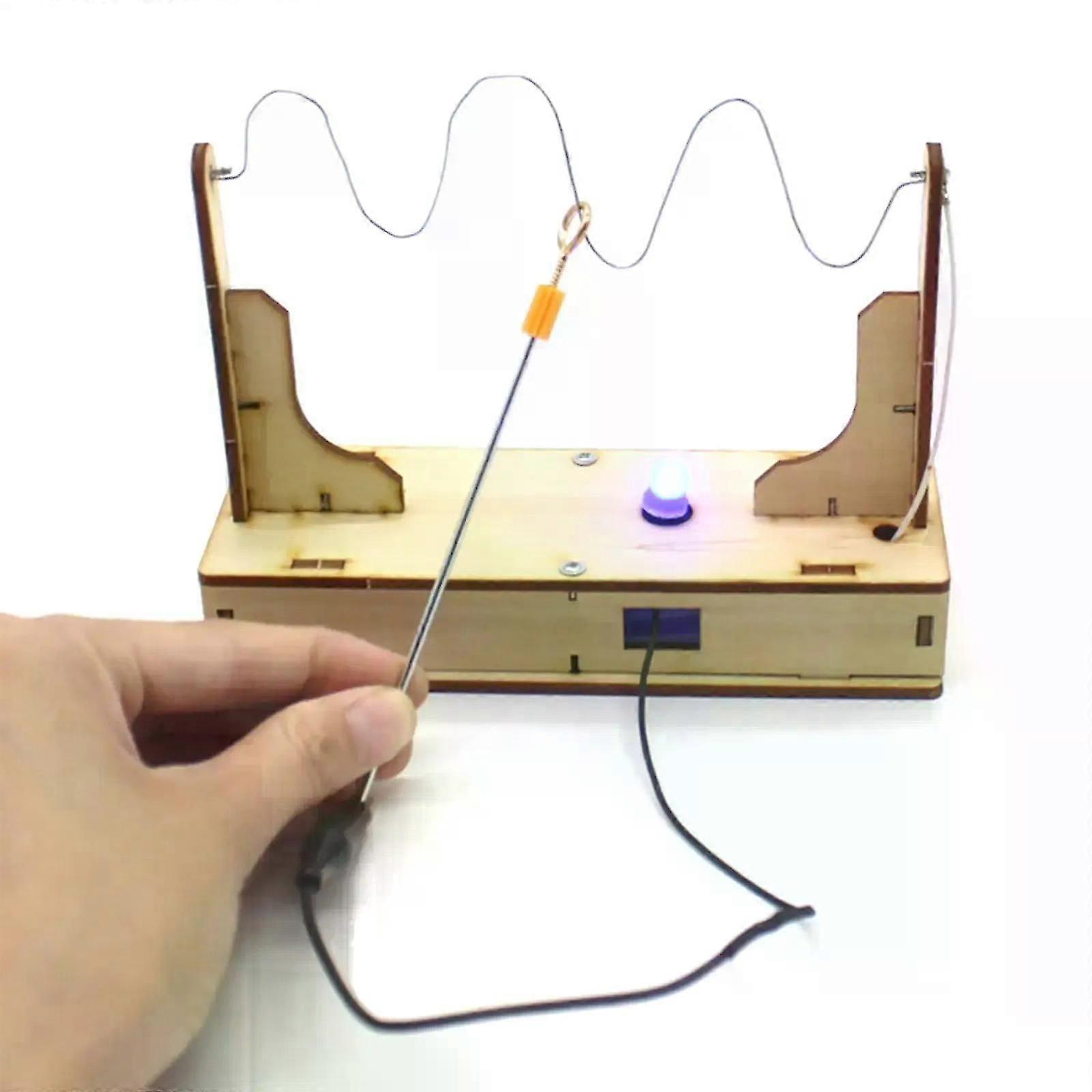 1 Set Wire Customs Clearance Competition DIY Making Science Experiment Teaching Aids Device Physical Circuit for Children School