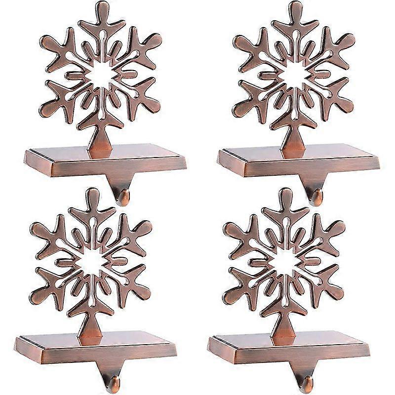Christmas Hooks Snowflake Fireplace Hooks Multi-Purpose Christmas Holiday Metal Hooks
