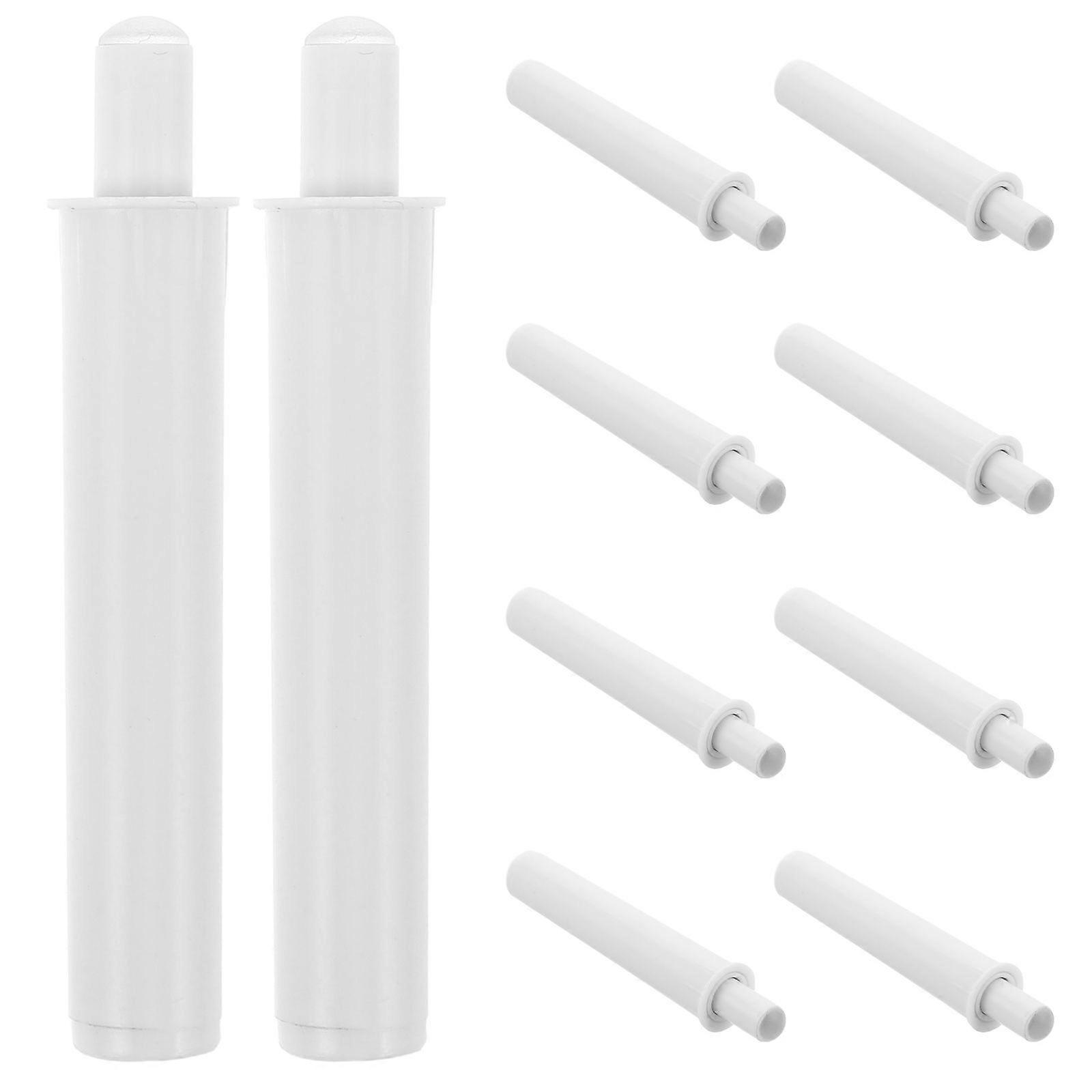 10pcs Universal Trash Can Lid Damper Replacement Plastic Cabinets Soft-Close Mechanism Hydraulic Piston for Kitchen Garbage Cans Quiet Closing