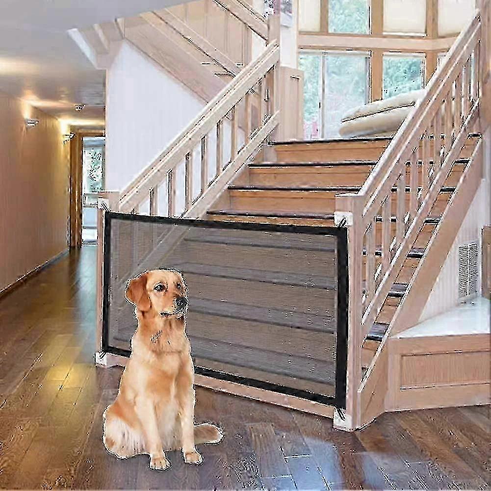 Stair Gate, Barriers Dog,foldable Partition Install Anywhere For Dogs Cats
