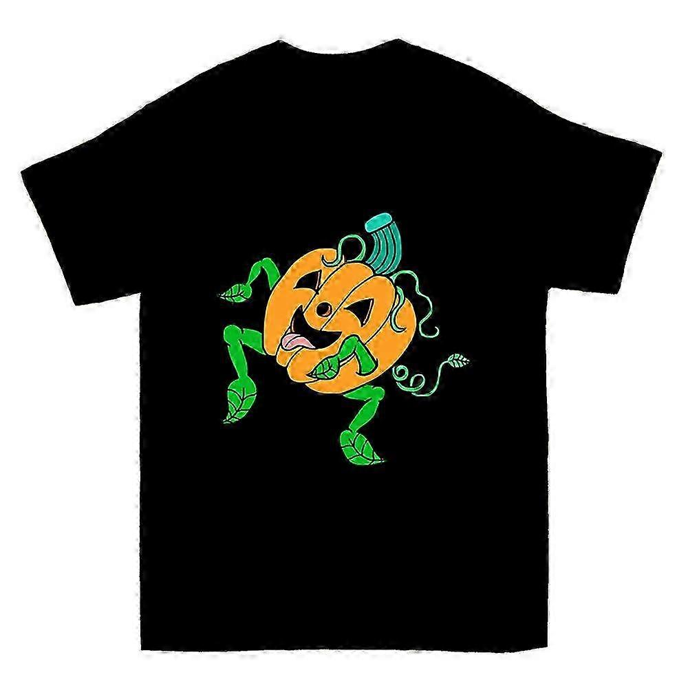 Dancing Joyful Pumpkin Pup T-shirt