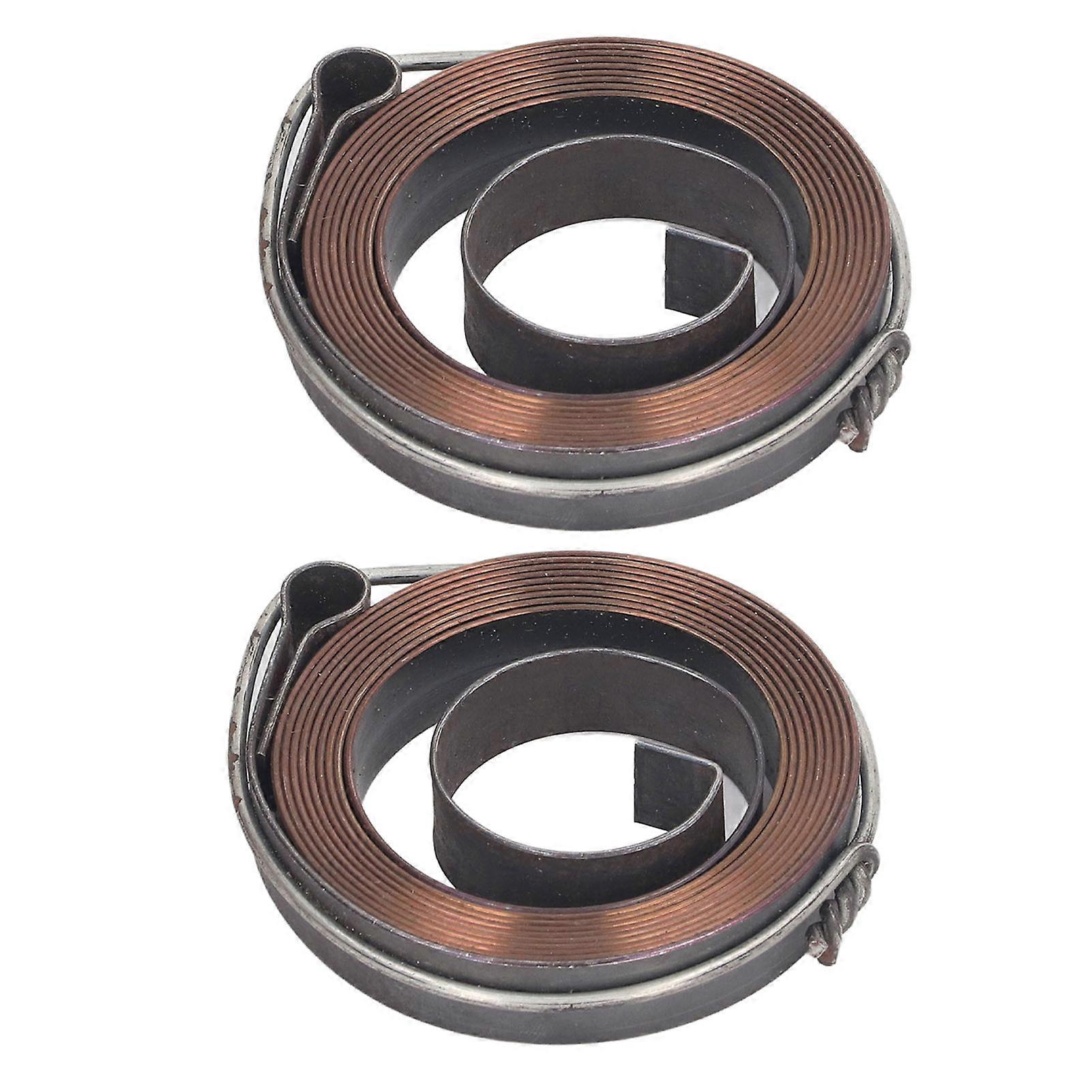 2Pcs Drill Press Return Spring Accessory Steel Feed Return Coil Spring Assembly for Bench Drill