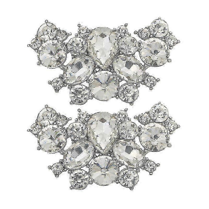 Decorative Adjustable Shoe Buckles, Easy Closure Replacement -(1 Pair)