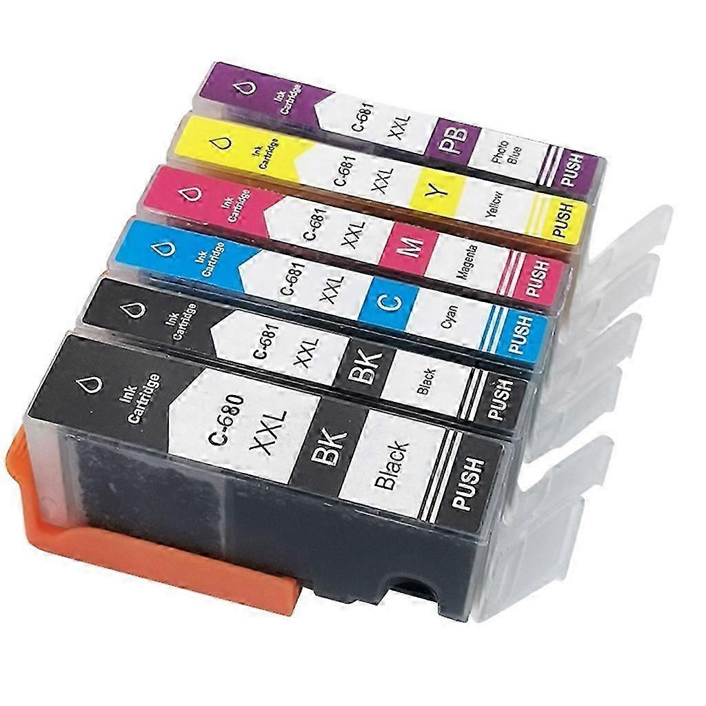 PGI 680 CLI 681 Ink Cartridges Works for  for PIXMA TR7560 TR8560 TS6160