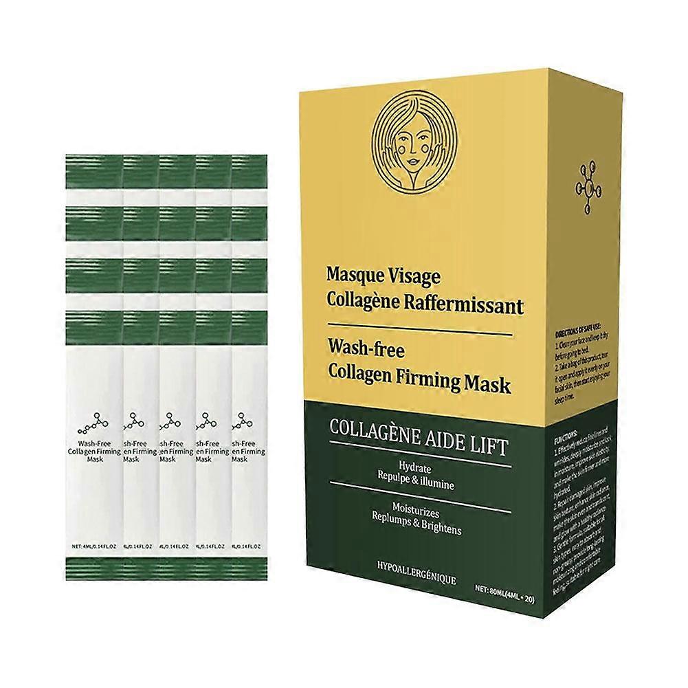 Hydrating Sleeping Mask 20 Pack Long Lasting Moisturizing Soothes Repairs Skin Refines Pores Overnight Skincare