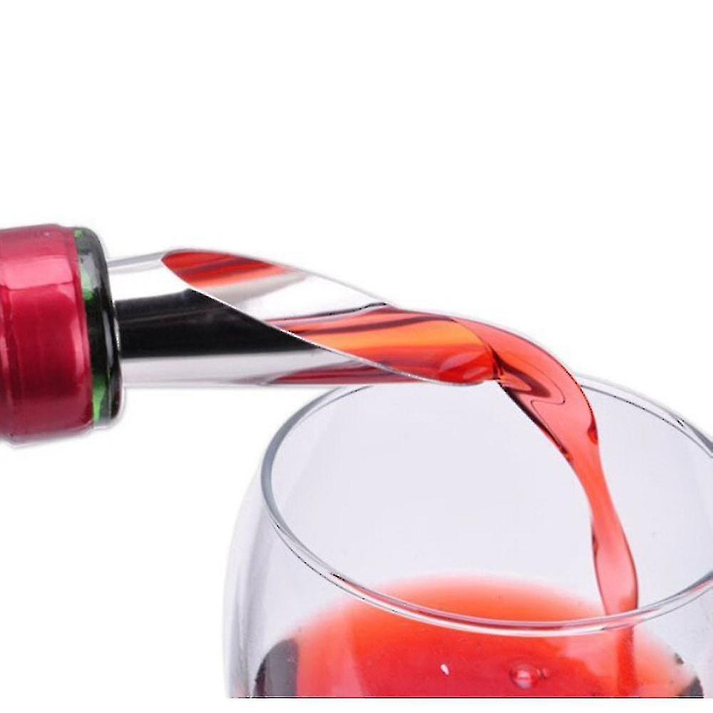 Cookware Sets Liquor Spirit Pourer Flow Wine Bottle Pour Spout Stopper Stainless Steel Cap