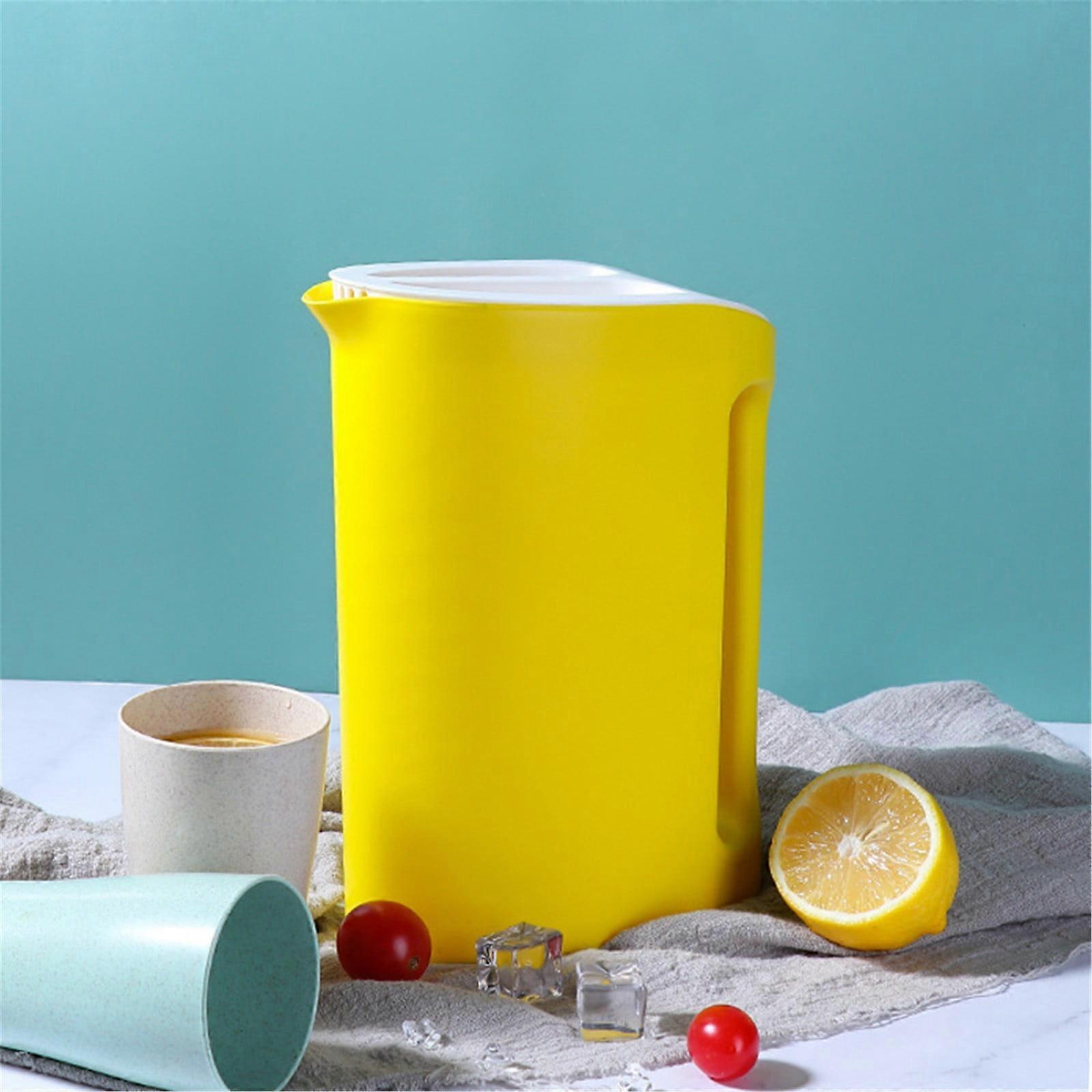 Begine 2200ml Cold Water Bottle with Lid | Hot/Cold Drink Pitcher, Spill-Proof Carafe with Handle for Tea, Juice | Compatible with...