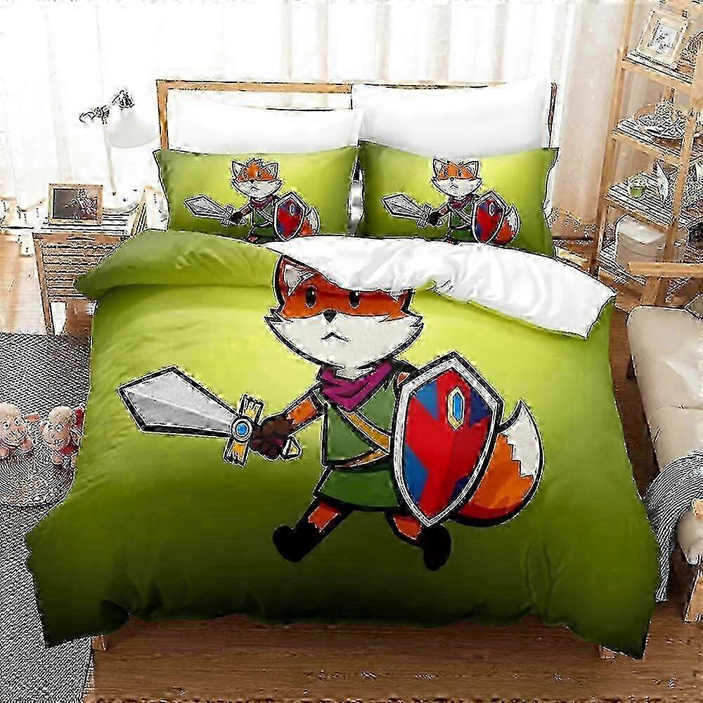 m391 Lakan Spel Tunika Sängkläder Set, Påslakan Täcke Säng Set Täcke Örngott, Pojkar Flickor Vuxna Lakan ggt391