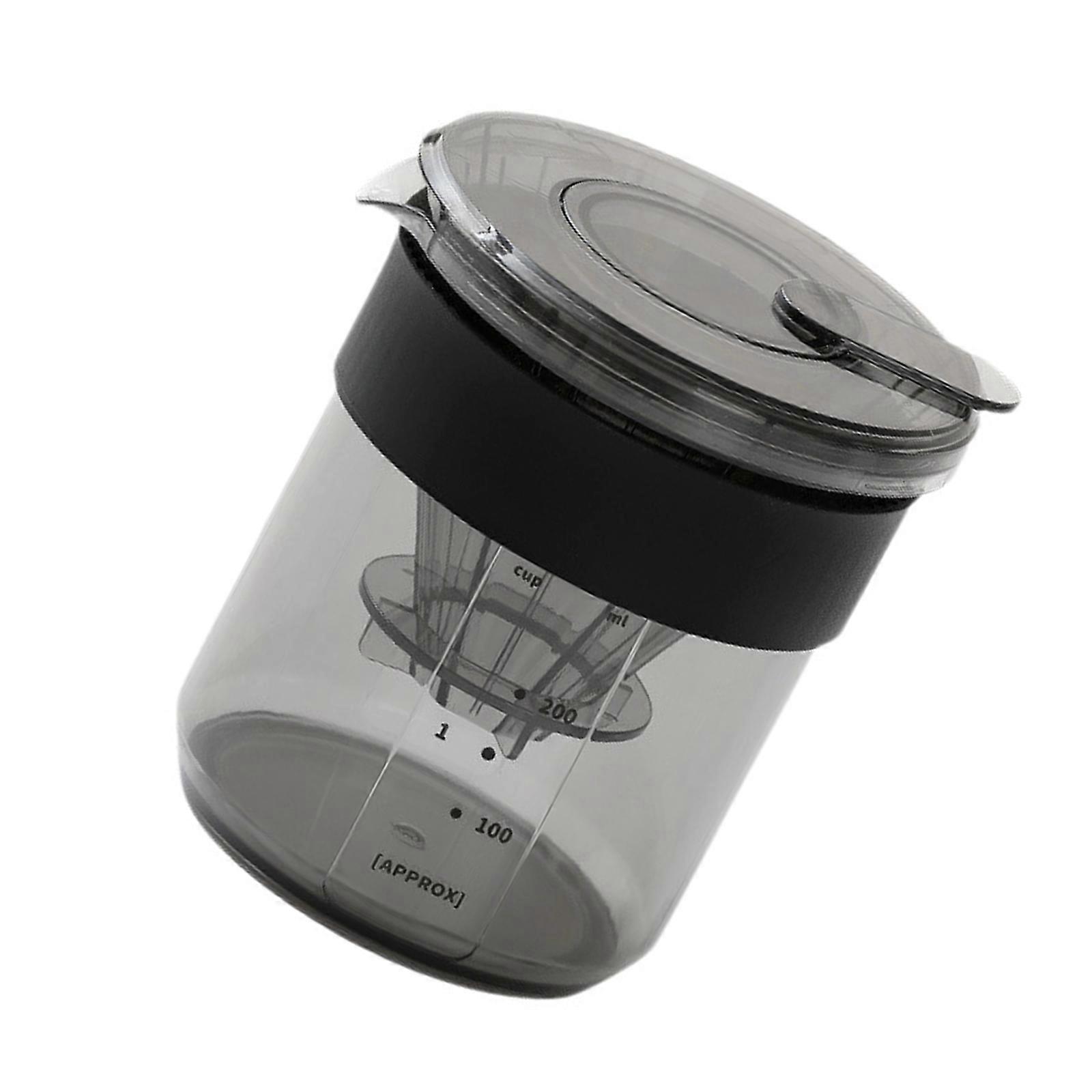 Grinder Dripper Set Portable Camping Essential Easy Disassembly Cleaning AS Multicolor