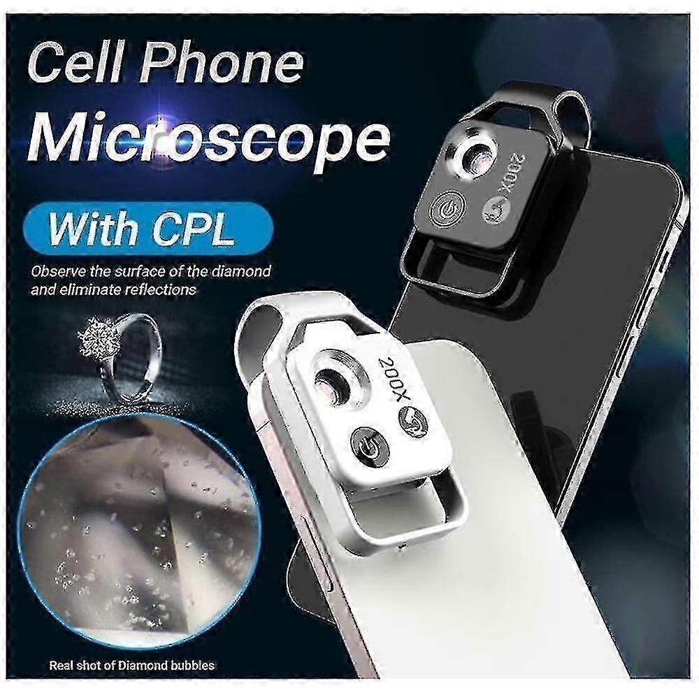 Nanozoom 200x Magnification Zoom, Nanozoom Cell Phone Lens, Nanozoom X200 Camera