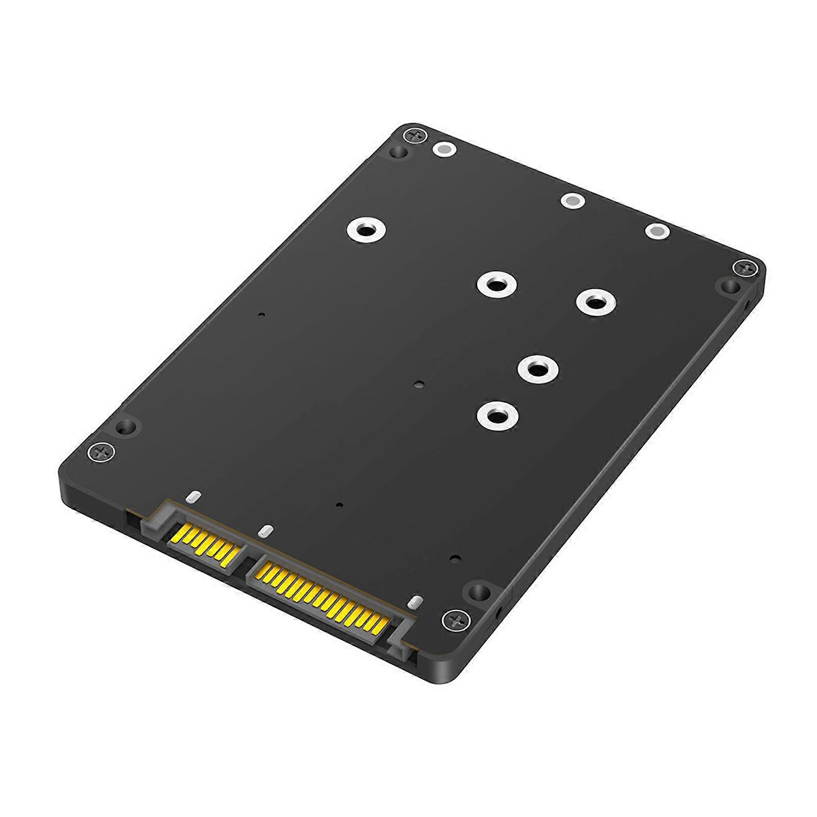 2.5inch Solid Disk Converter Supports M.2 And mSATA SATA3 6Gb/s Hot Swappable Capability Shock Resistant Multicolor