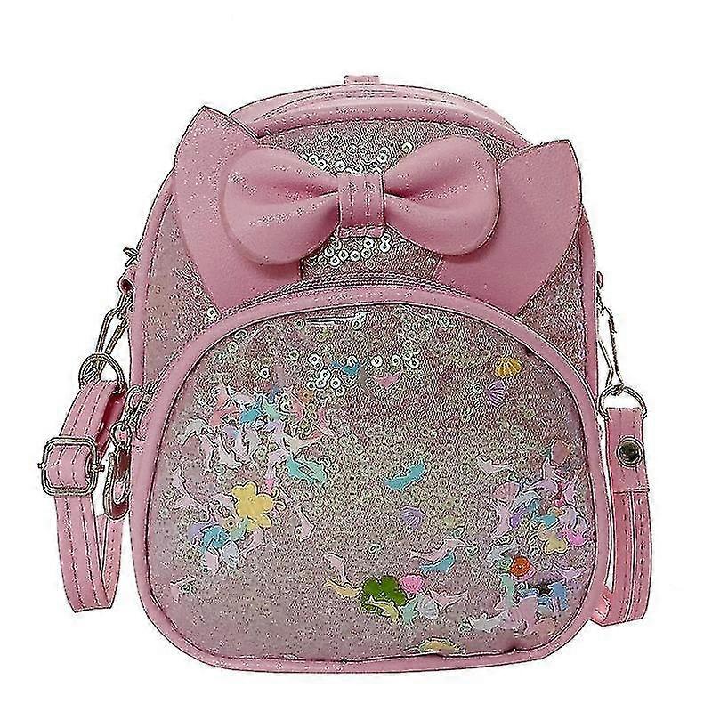 2025 Children's Backpack Cute Pu Sequined Small Bag Kindergarten Backpack