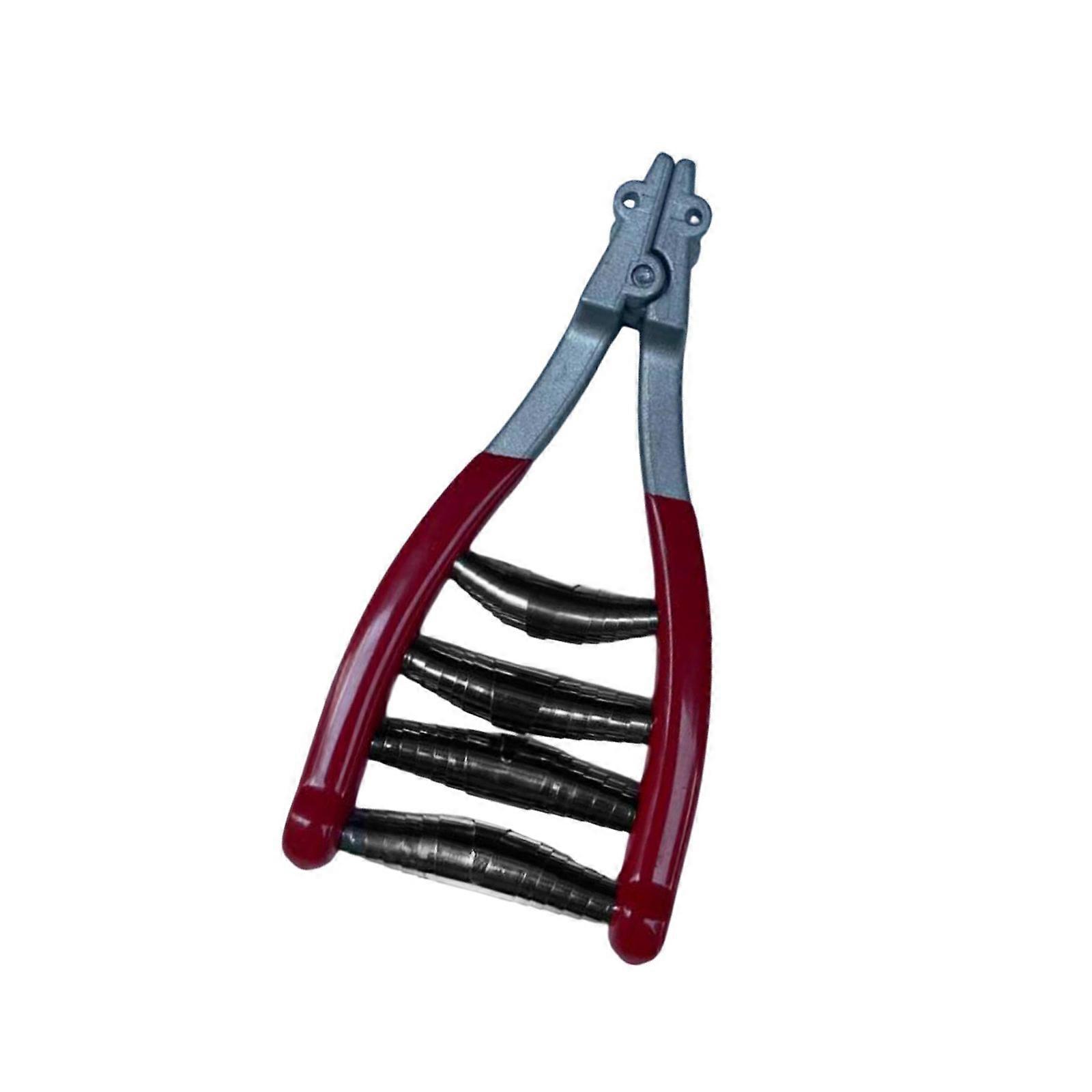 3/4 Spring Clamping Tool Hand Pulled Starting Clamp Tennis Racket String Machine Badminton Stringing Clamp Easy to Use  Red