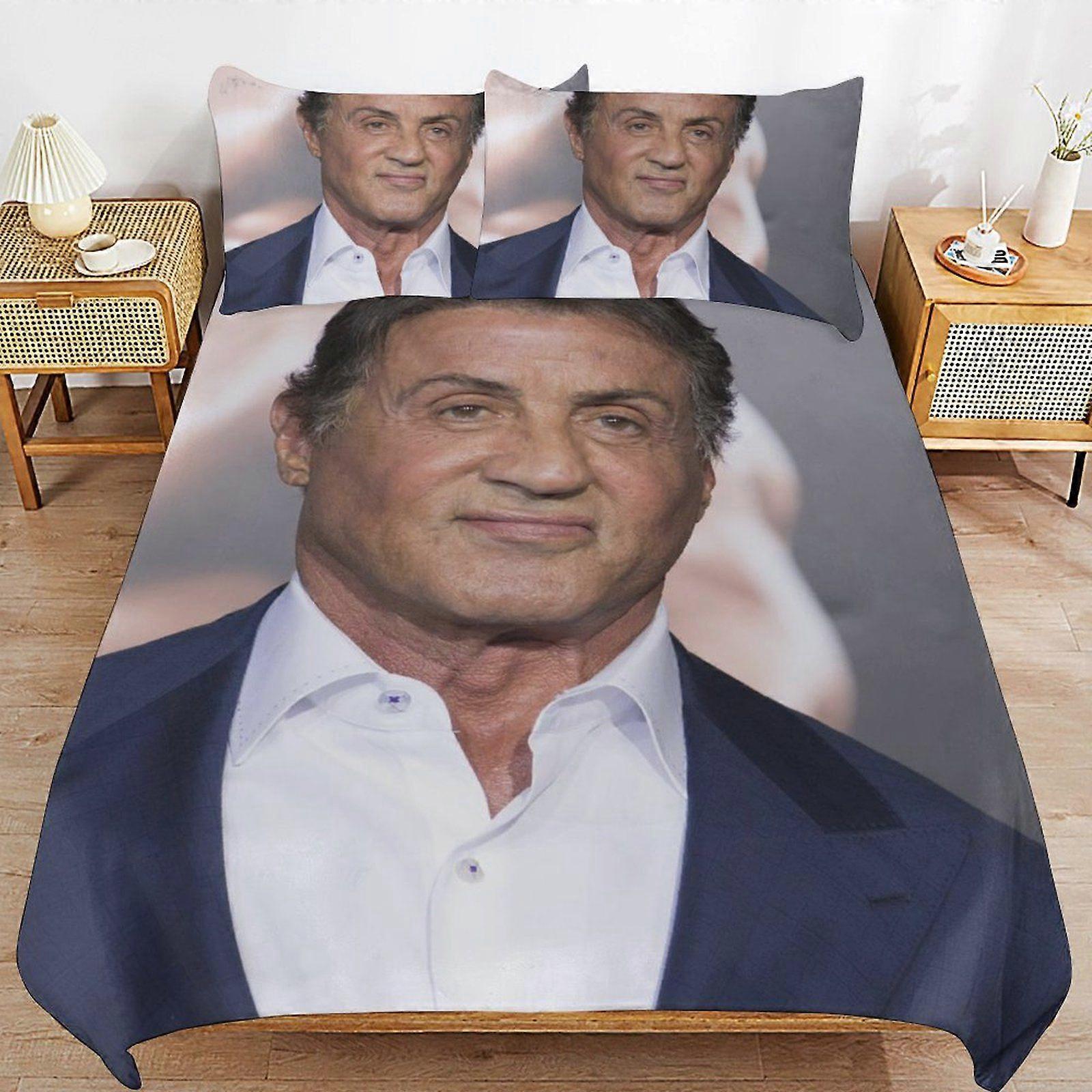 y531 Michael Sylvester Gardenzio Stallone Classic Zip System Wrinkle Free Comfort Soft Structure Thread Detail Duvet Cover Sets Must v531