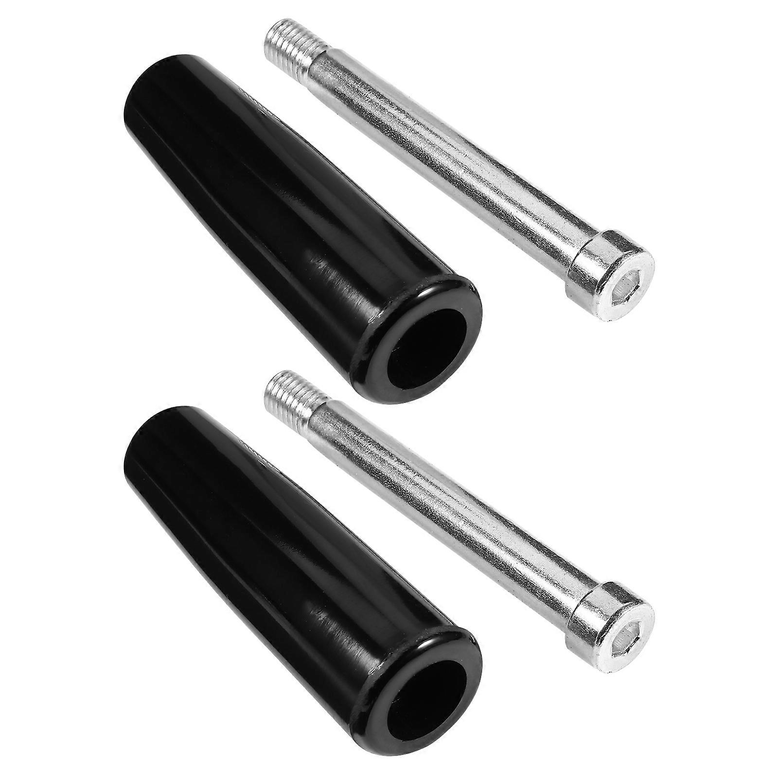 2pcs Revolving Handle Lathe Crank Handle Thread Handle Grip Rotating Handles